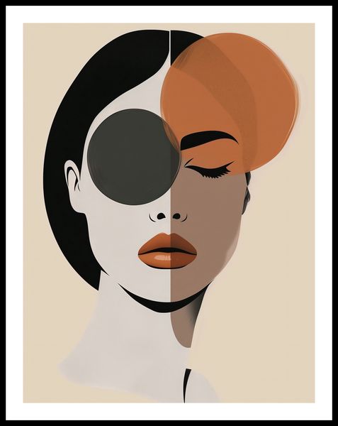 Plakat 50x65cm Dwie Strony Piękna zdjęcie 3