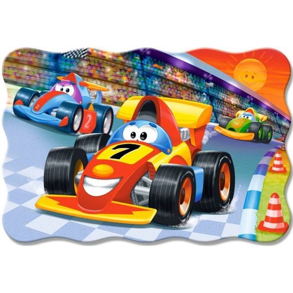 Puzzle 20el.maxi racing action CASTOR zdjęcie 2