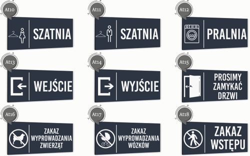 Tabliczka informacyjna LABORATORIUM Aluminium ATRACYTOWA Nierdzewna na Arena.pl