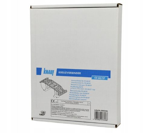 KNAUF ŁĄCZNIK KRZYŻOWY ZATRZASKOWY CD-CD 100SZT na Arena.pl