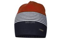 BROEL Zoom czapka dla chłopca dzianina KNIT pomarańczowa 45-47