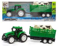 ROLNICZNY TRAKTOR Z PRZYCZEPĄ