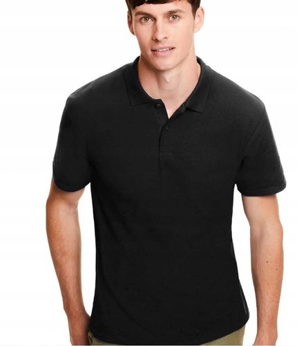KOSZULKA POLO ORIGINAL FRUIT OF THE LOOM Black L na Arena.pl