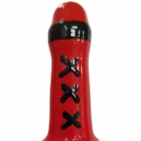 condomerie amsterdam artystyczna prezerwatywa ręcznie malowana czerwona