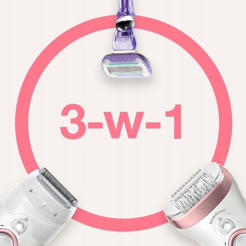 Depilator Braun SES 9870 SensoSmart +golarka Venus na Arena.pl