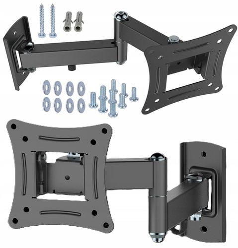 EXTRA MOCNY OBROTOWY UCHWYT DO MONITORA lub TELEWIZORA 10-32 cal Wieszak TV na Arena.pl