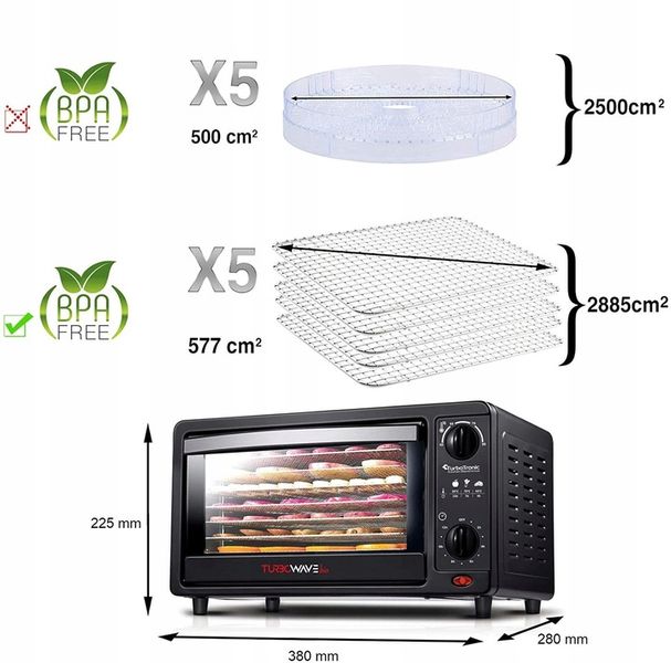 SUSZARKA DO GRZYBÓW WARZYW OWOCÓW DEHYDRATOR 14L zdjęcie 4