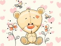 Plakat dziecięce wzory DRUK plakatów misie sówki