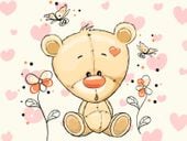 Plakat dziecięce wzory DRUK plakatów misie sówki