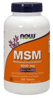 # NOW FOODS MSM Metylosulfonylometan 1500 mg (200 tabl.)