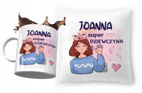 Zestaw Dla Joanny Poduszka + Kubek Dla Dziecka Z Nadrukiem Ze Zdjęciem