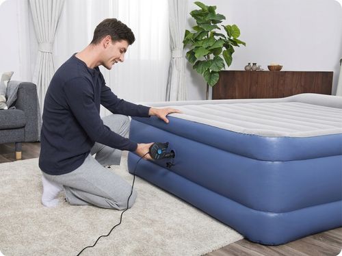 Pompka elektryczna do materaca materaców dmuchanych 220V Bestway 3 końcówki na Arena.pl