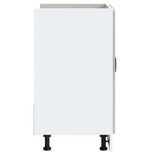 Szafka pod zlewozmywak, Kalmar, szarość betonu, 80x46x81,5 cm na Arena.pl