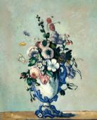 Flowers in a Rococo Vase, Paul Cézanne - plakat 40x60 cm