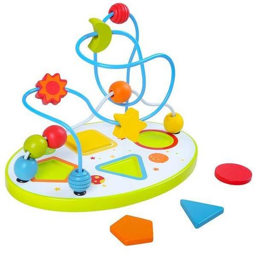 Labirynt przeplatanka mula sorter + klocki Ecotoys na Arena.pl