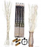 Gałązki wierzby 40 LED 120 cm szare ozdobne gałęzie do wazonu świecące