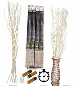 Gałązki wierzby 40 LED 120 cm szare ozdobne gałęzie do wazonu świecące