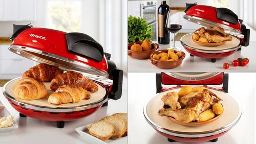 PIEC DO PIZZY ARIETE 909 kamień 400°C + NÓŻ DO PIZZY + EBOOK GRATIS! na Arena.pl