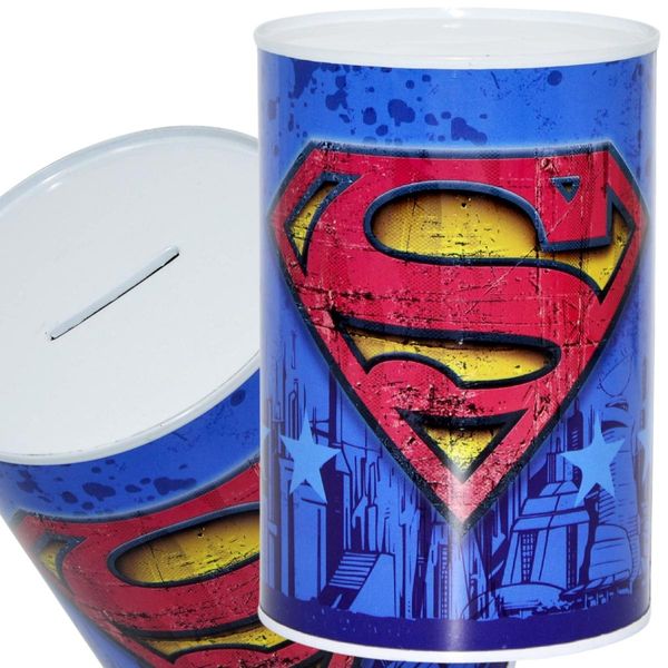 SKARBONKA METALOWA SUPERMAN 10x15CM zdjęcie 1