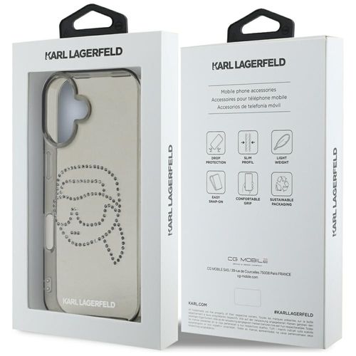 Etui Karl Lagerfeld do iPhone 16, Czarny na Arena.pl