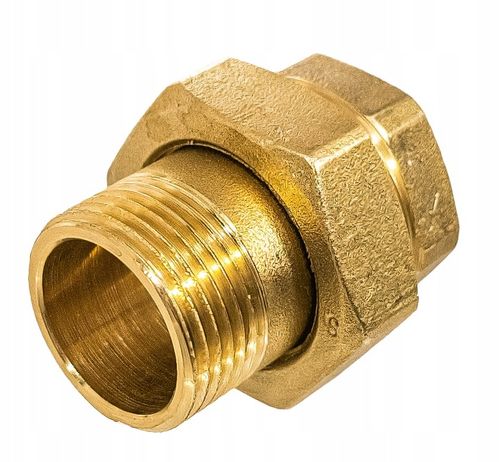 ŚRUBUNEK MOSIĘŻNY STOŻKOWY RÓWNOPRZELOTOWY 1" DN25 PROSTY MOCNY SOLIDNY na Arena.pl