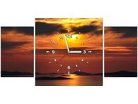 80X40CM ZEGAR CHORWACKIE SŁOŃCE OBRAZ