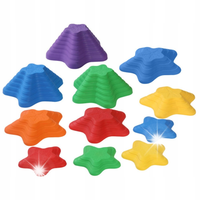 Ścieżka Sensoryczna Kamienie 3 Rozmiary 6 Kamieni Kolorowe Lean Toys Senso