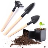 Zestaw narzędzi doniczkowych ogrodniczych do domu ogrodu MINI 3w1 grabki