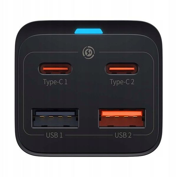 BASEUS SZYBKA ŁADOWARKA ZASILACZ LISTWA GAN3 4X USB-C USB-A 65W KABEL 1,5M zdjęcie 8
