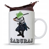 Kubek Prezent Śmieszny Zabawny Żaburaj Samuraj Z Nadrukiem Ze Zdjęciem