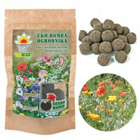 BOMBA OGRODNIKA KULKI Z BIOHUMUSEM MIESZANKĄ KWIATÓW POLNYCH I ZIÓŁ 50g