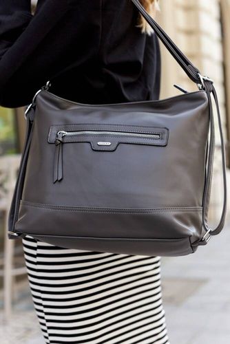 pojemna torebka damska ze skóry ekologicznej - rovicky na Arena.pl