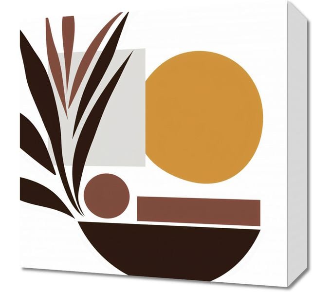 Obraz 40x40cm Stylizacja Roślin zdjęcie 1