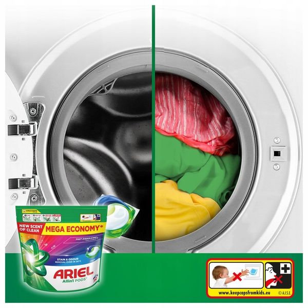 Ariel All-in-1 PODS Kapsułki do prania, 60 prań zdjęcie 8