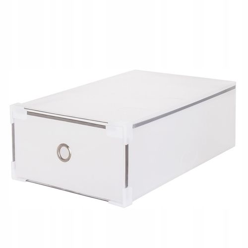 ZESTAW 10 PUDEŁEK POJEMNIKI ORGANIZER BUTY WYSUWANE DO SZAFY na Arena.pl