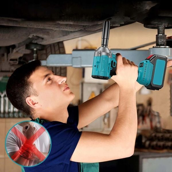 Wkrętarka Udarowa 21V 4000mAh z LED i Automatycznym Stopem zdjęcie 7