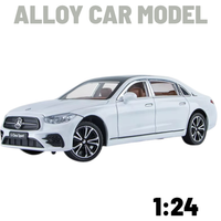 METALOWY MODEL SAMOCHODU Mercedes Benz E300 Biały 1:24 DŹWIĘK LED PREZENT