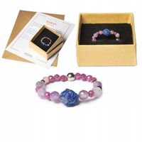 Pierścionek ZODIAK BARAN - LAPIS, AMETYST, RUBIN - PASJA