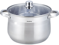 Garnek gastronomiczny duży wysoki 16L 30cm stal nierdzewna indukcja gaz