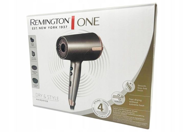 SUSZARKA REMINGTON D6077 4 NAKŁADKI 2000W zdjęcie 2