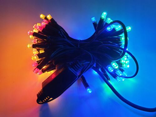 LAMPKI CHOINKOWE 100 LED ATEST gumowy kabel IP44 na Arena.pl