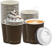 KUBKI PAPIEROWE + WIECZKA 300ml JEDNORAZOWE DO KAWY NAPOJÓW COFFEE 4 YOU