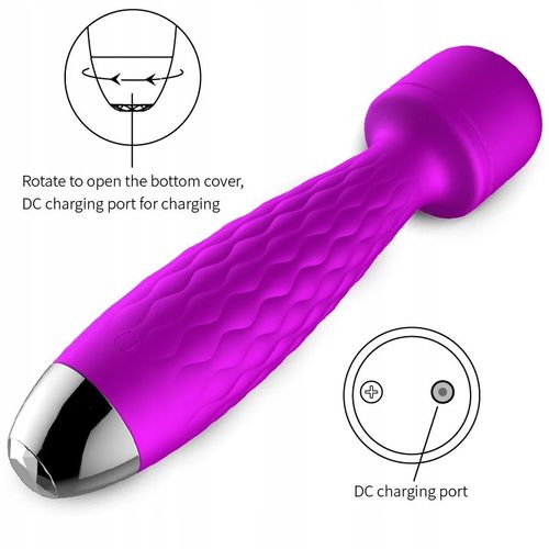 Stymulator Elegancki masażer do ciała Purple na Arena.pl