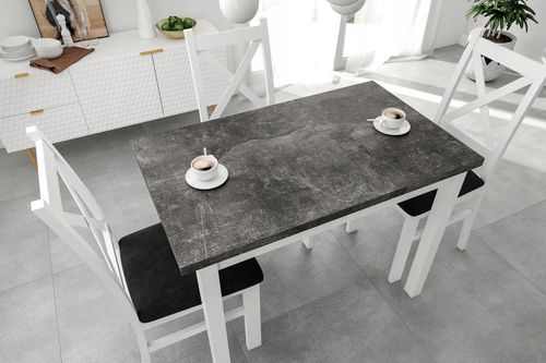stół monte beton/biały 70x100 na Arena.pl