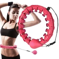 HULA HOP Z OBCIĄŻENIEM ODCHUDZAJĄCE FITNESS FIT Z OBCIĄŻNIKIEM I WYPUSTKAMI