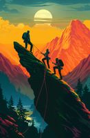 Plakat 53x81cm U Szczytu