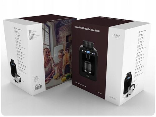 Ekspres Do Kawy Przelewowy z Młynkiem i Wielorazowym Filtrem Mały Rozmiar na Arena.pl