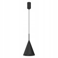 Lampa wisząca CAPITAL Czarna Stożkowy Metalowy Klosz 17cm 1xGX53 Stożek