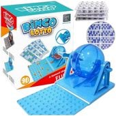 GRA PLANSZOWA BINGO LOTTO MASZYNA LOSUJĄCA RODZINNA ZABAWKA EDUKACYJNA