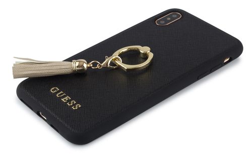 GUESS HARD CASE SAFFIANO - iPhone XS Max - BLACK na Arena.pl